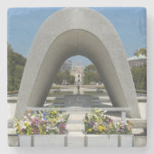 広島記念碑 ストーンコースター (正面)