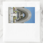 広島記念碑 長方形シール (バッグ)