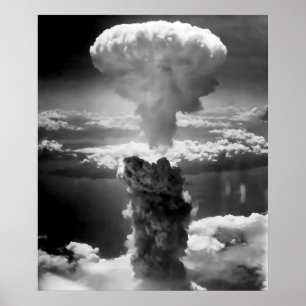 広島1945年上のきのこ雲 ポスター