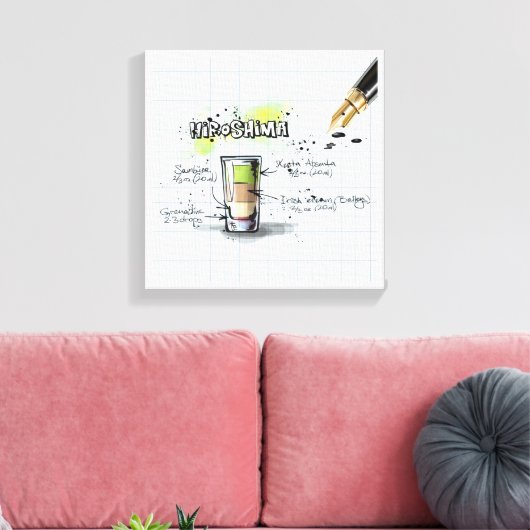 広島 キャンバスプリント (インサイチュ (リビング))