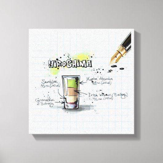 広島 キャンバスプリント (正面)