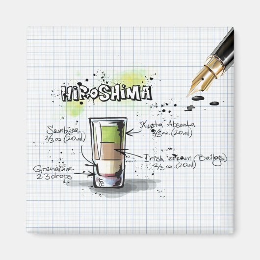 広島 マグネット (正面)