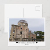 広島、日本より、心を込めたご挨拶 ポストカード (正面/裏面)