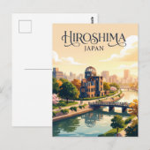 広島、日本 ポストカード (正面/裏面)