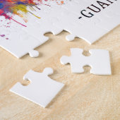 広州中国スカイライン ジグソーパズル (側面)