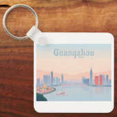 広州中国パールリバーパステルトラベル キーホルダー (正面)