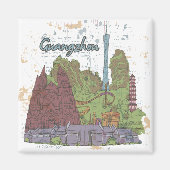 広州 マグネット (正面)