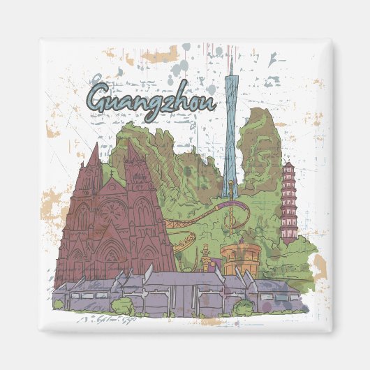 広州 マグネット (正面)