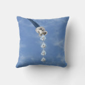 広帯域ケーブル滴下データ装飾用クッション クッション (裏面)