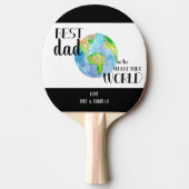 広最高の域pingのパーソナライズされたパパ 卓球ラケット (正面)