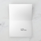 広東のハッピーバースデー、および英語、 カード (内部)