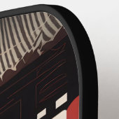 広東省の旋律の伝統#2 ピックルボールラケット (左詳細)