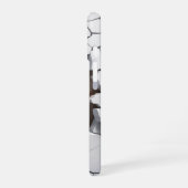 広目の顔電話ケース付き漫画デザイン iPhone 16ケース (左側面)