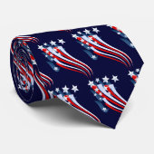 広範な米国旗のタイ ネクタイ (ロール)