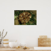 広縞模様のカッパーヘッドポスタープリント ポスター (キッチン)