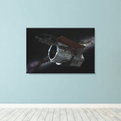 広視野赤外線探査宇宙機 キャンバスプリント (インサイチュ (ウッドフロア))