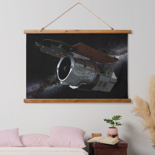 広視野赤外線探査宇宙機 吊り下げ型タペストリー (寝室)