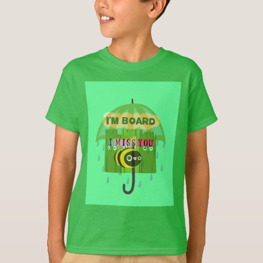 広話く君恋しく思の文字 Tシャツ (正面)