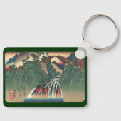広重による「伊那川の橋の眺め、野尻」 キーホルダー (正面)