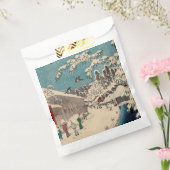 広重の冬の風景日本 フェイバーバッグ (封をした状態)