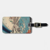 広重の冬の風景日本 ラゲッジタグ (正面横)