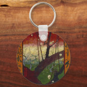 広重の後のファンゴッホのジャポネズリー キーホルダー (正面)