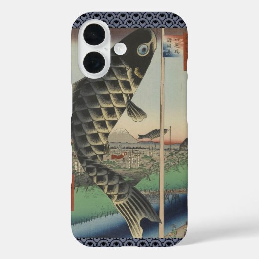 広重の鯉のぼり Case-Mate iPhoneケース (裏面)