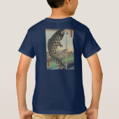 広重の鯉のぼり Tシャツ (裏面)
