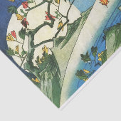 広重ムーンオーバーザウォーターフォール日本のファインアート 薄葉紙 (詳細)