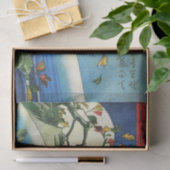 広重ムーンオーバーザウォーターフォール日本のファインアート 薄葉紙 (ギフト)