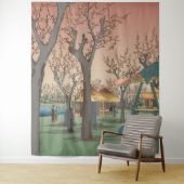 広重作の梅園 タペストリー (インサイチュ)