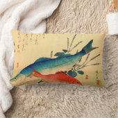 広重日本の一立斎 ランバークッション (ブランケット)