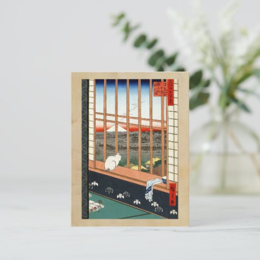 広重浅草里田と鳥の町フェスティー ポストカード (スタンド正面)