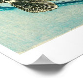 広重 – コイ魚 ポスター (角)