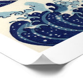 広重 – 神奈川素晴らし沖の波 ポスター (角)