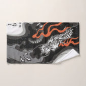 広重・竜・浮世絵 ハンドタオル (ハンドタオル)
