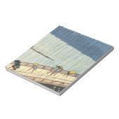 広重 – 雨の中の大橋 ノートパッド (回転)