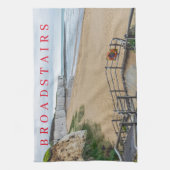 広階段キングスゲートベイ茶タオル キッチンタオル (縦)