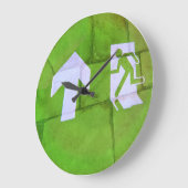 床が先に進む。 ラージ壁時計 (傾斜)