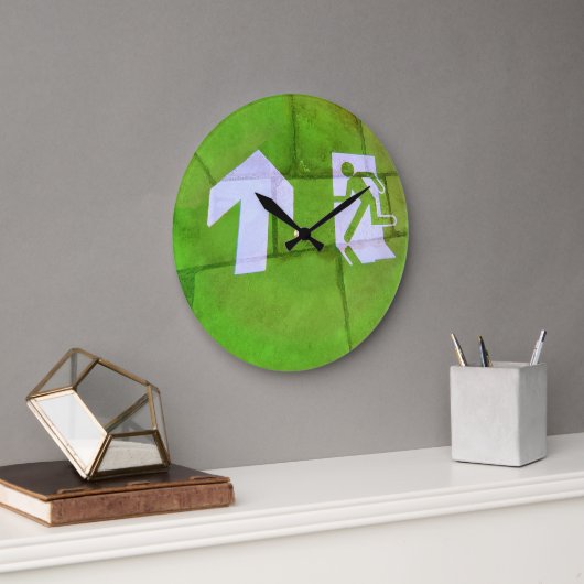 床が先に進む。 ラージ壁時計 (オフィス)