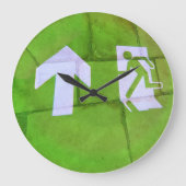 床が先に進む。 ラージ壁時計 (正面)