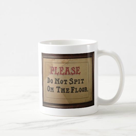 床で吐かないで下さい コーヒーマグカップ (右)