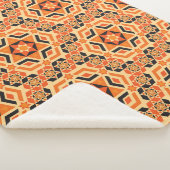 床のイタリアン幾何学的パターン、ヴィンテージモザイク。 シェルパブランケット (3/4)