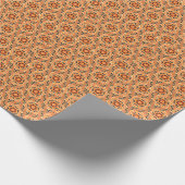 床のイタリアン幾何学的パターン、ヴィンテージモザイク。 ラッピングペーパー (角)
