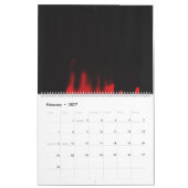 床の上に座っている靴 カレンダー (2月 2027)