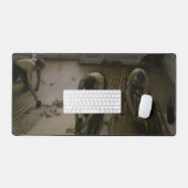 床の削り取り作業（The Floor Scrapers） by Gustave Caillebott デスクマット (キーボード&マウス)