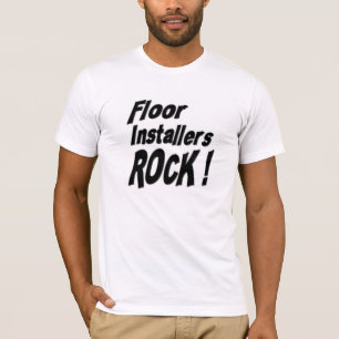 床の取付人の石! Tシャツ