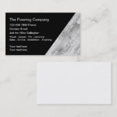 床の清掃および設置用名刺 名刺 (正面/裏面)