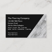 床の清掃および設置用名刺 名刺 (正面)