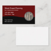 床の清掃・設置 名刺 (正面/裏面)
